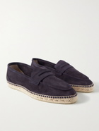 CASTAÑER - Nacho Suede Espadrille Loafers - Blue