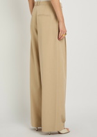 Vince Camille Wide-leg Woven Trousers Beige