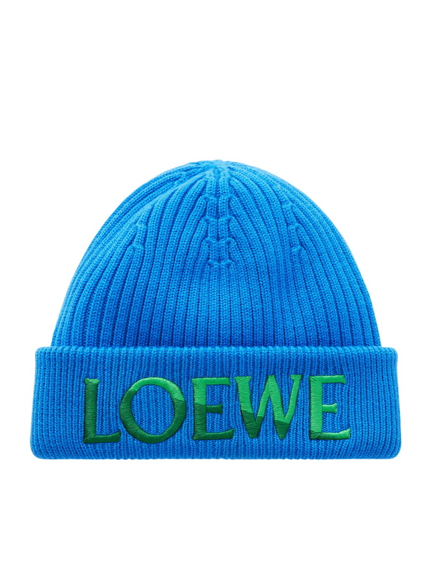 Photo: LOEWE - Logo-Embroidered Wool Beanie