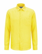 Vilebrequin Mens Shirt in Yellow