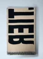 Jean Paul Gaultier Logo Motif Wool Scarf