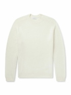 Boglioli - Slim-Fit Wool and Cashmere-Blend Sweater - White