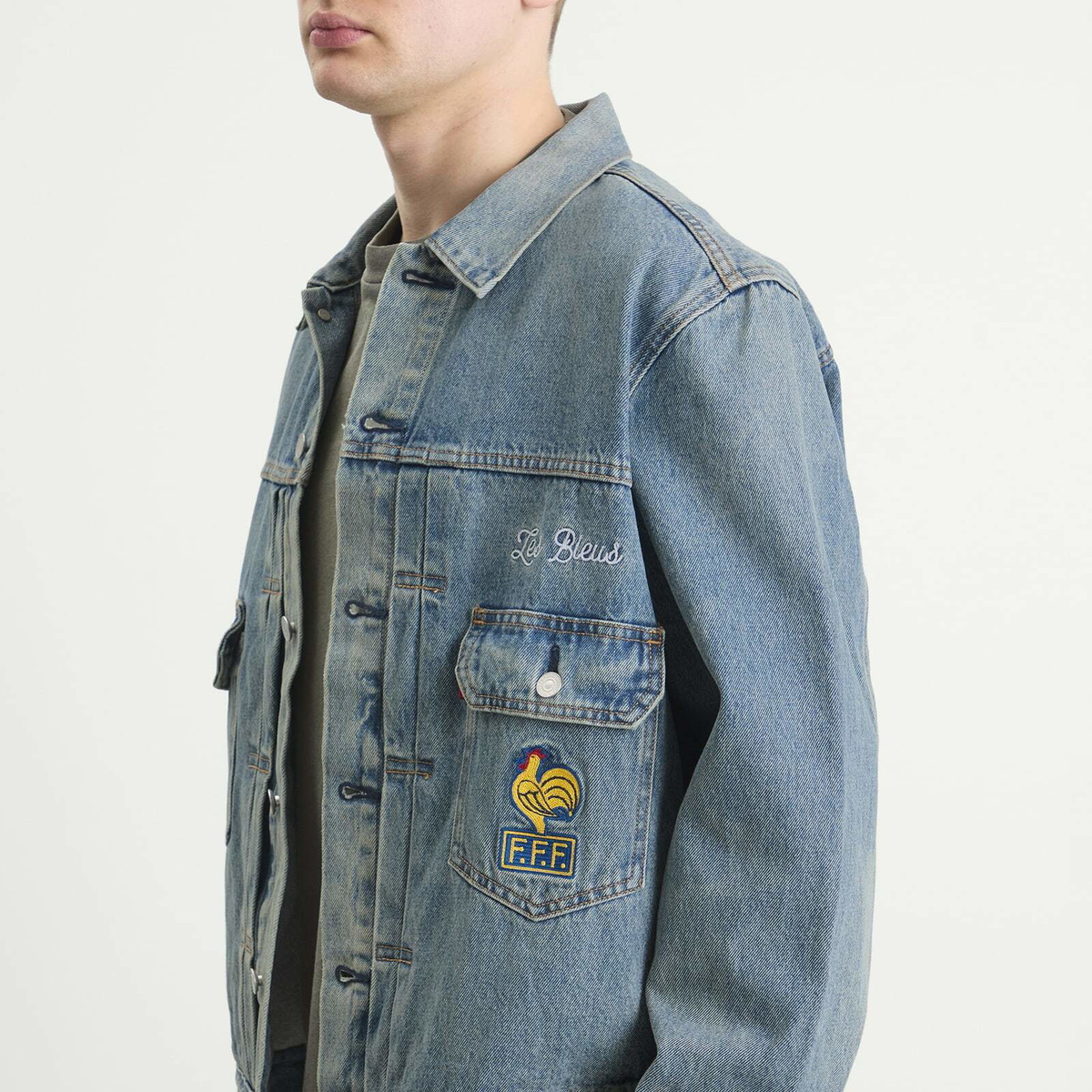 Levi's Men's France Type II Jacket in Blue