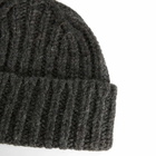 MHL by Margaret Howell Men's Chunky Rib Hat in Graphite 