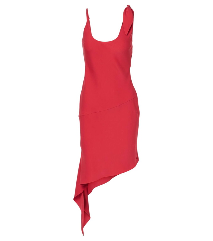 Photo: Courrèges Scarf-detail asymmetric minidress