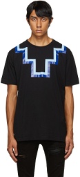 Marcelo Burlon County of Milan Black & Blue Cross T-Shirt