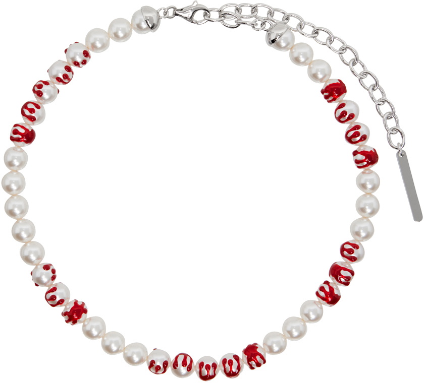 Shushu/Tong SSENSE Exclusive White & Red YVMIN Edition Pearl
