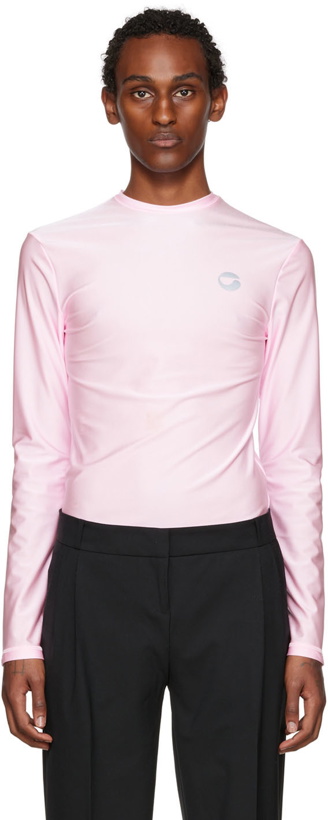 Photo: Coperni Pink Sculptural Long Sleeve T-Shirt