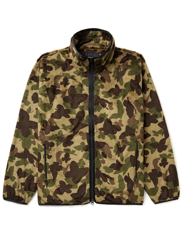 Photo: Needles - Camouflage-Print Faux Fur Jacket - Brown