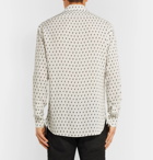 Saint Laurent - Slim-Fit Printed Voile Shirt - Men - Cream