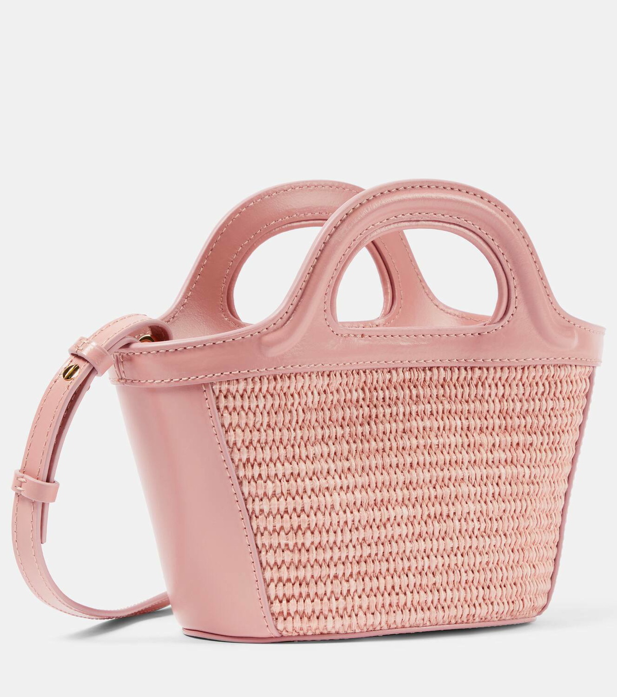Marni Tropicalia Mini leather tote bag Marni