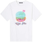 Acne Studios Enrik Burger Oversized Face T-Shirt in Optic White