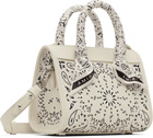 AMIRI Off-White Bandana Micro Triangle Bag