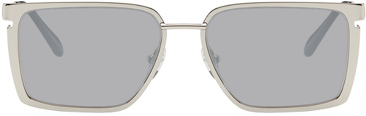 Photo: Off-White Silver Yoder Sunglasses