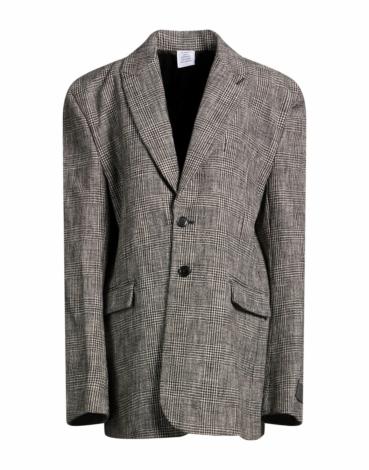 Vetements Womens Coat in Grey