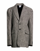 Vetements Womens Coat in Grey