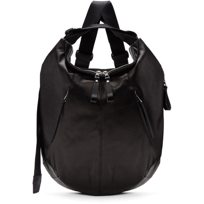 Photo: Master-Piece Co Black Leather Wispy Backpack