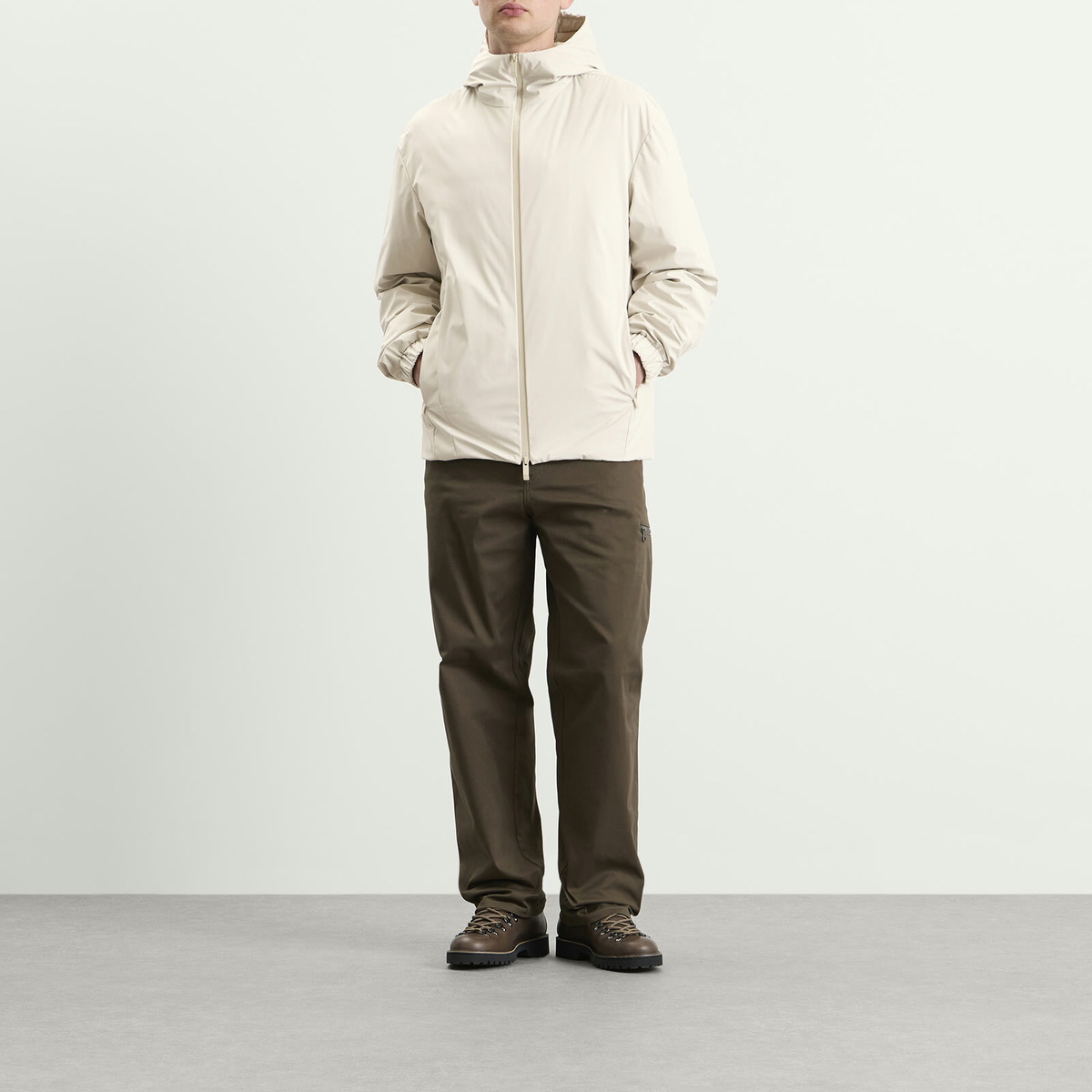 Moncler Men's Trelatete Jacket in Off-White
