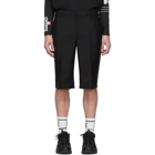 Burberry Black Vinyl Pocket Shorts