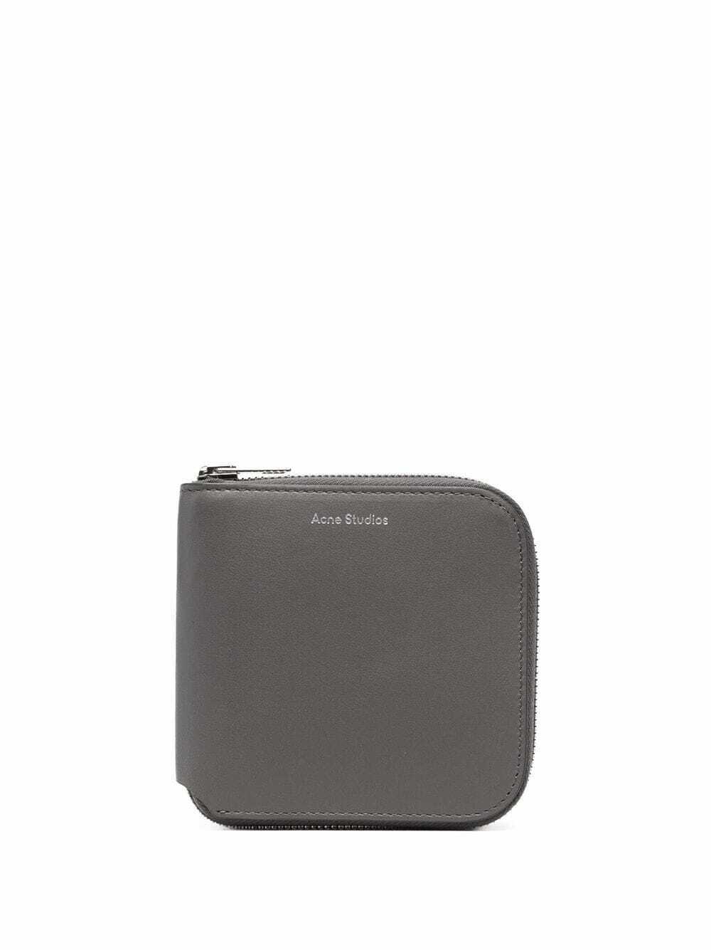 ACNE STUDIOS - Leather Zipped Wallet Acne Studios