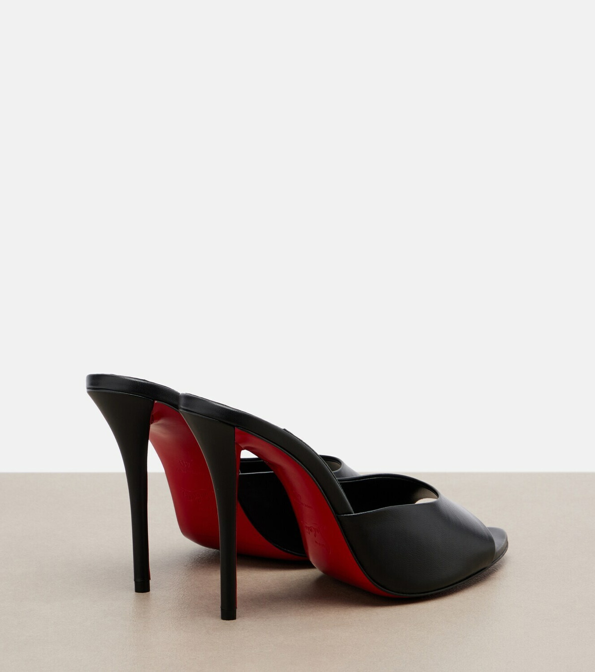 Christian Louboutin Miss Z leather mules
