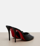 Christian Louboutin Miss Z leather mules