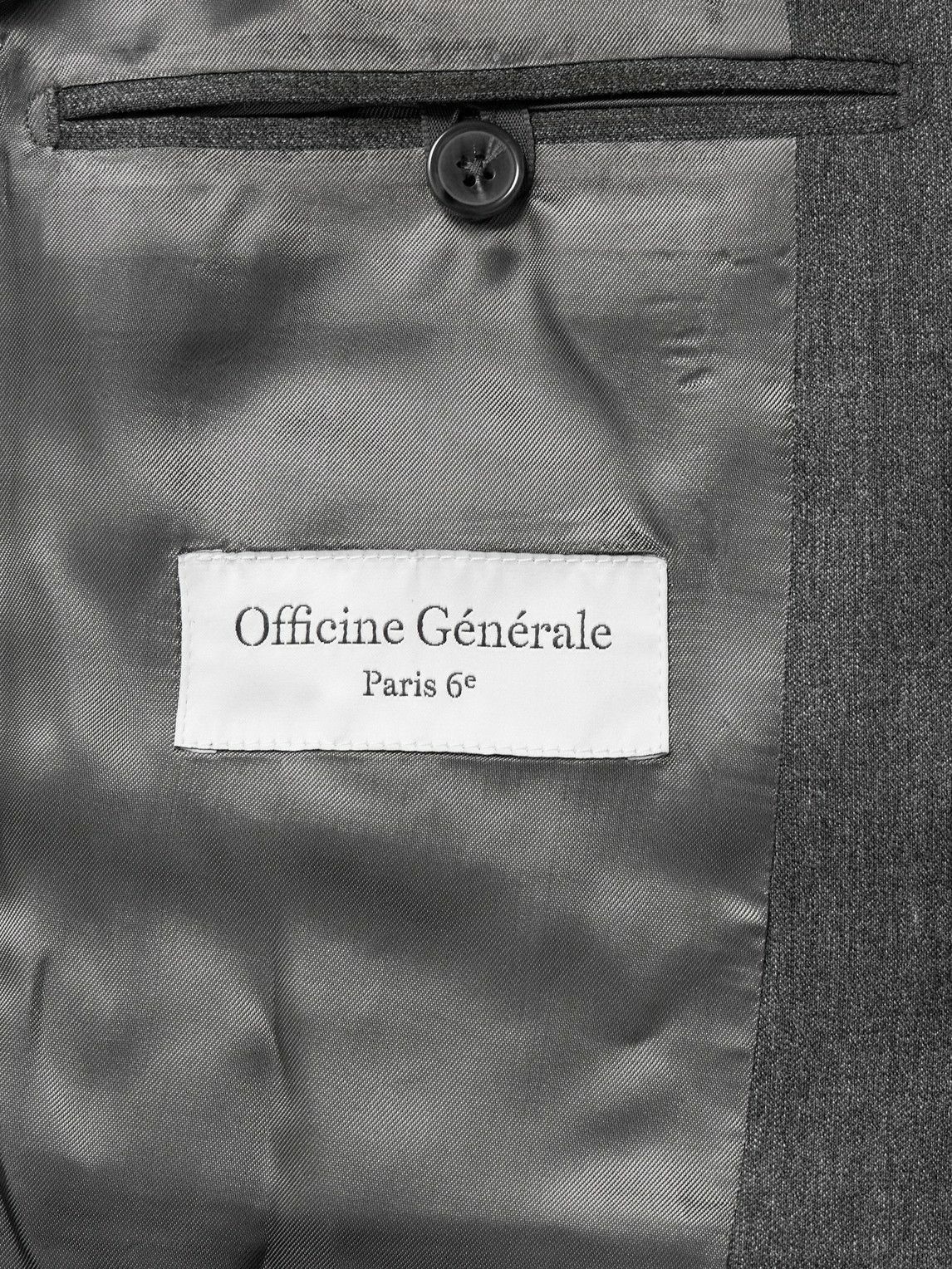 Officine Générale - Arthus Wool Suit Jacket - Gray Officine Generale