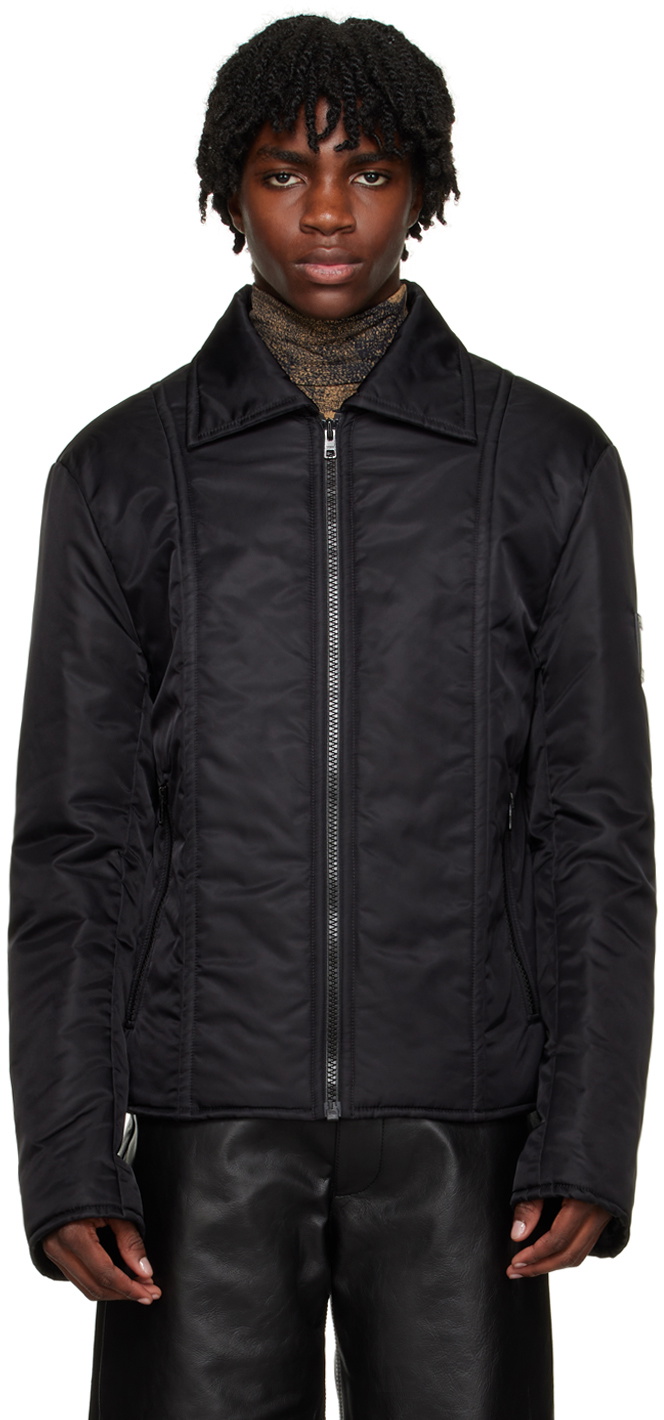 MM6 Maison Margiela Black Patch Jacket MM6 Maison Margiela