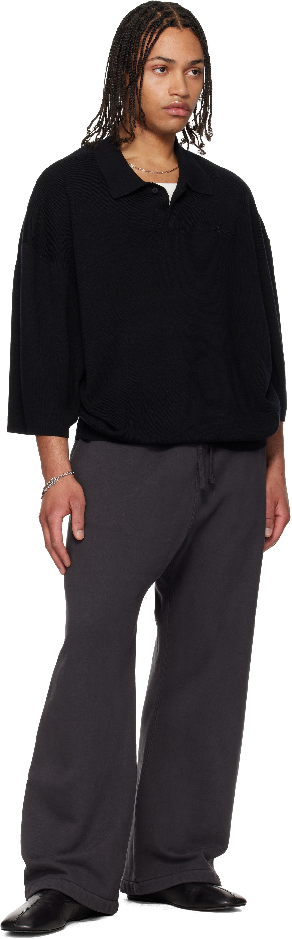 Fear of God ESSENTIALS Black Signature Classic Flare Sweatpants