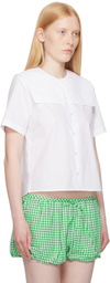 Sandy Liang White Drew Shirt