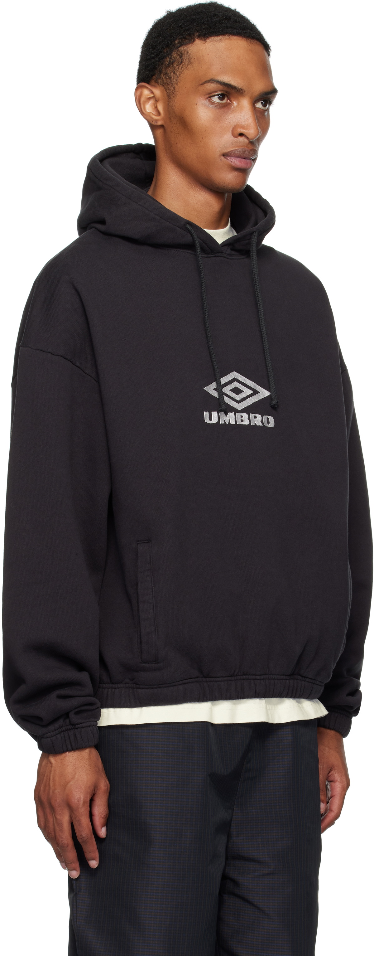 Umbro Black OG Logo Mask Hoodie Umbro
