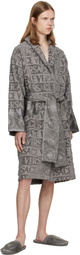 Versace Gray 'I Heart Baroque' Bathrobe