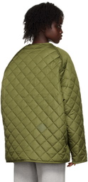 Trunk Project SSENSE Exclusive Khaki Quilted Jacket