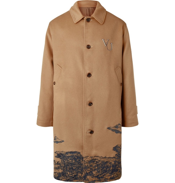 Photo: Undercover - Valentino Embroidered Cashmere Coat - Neutrals