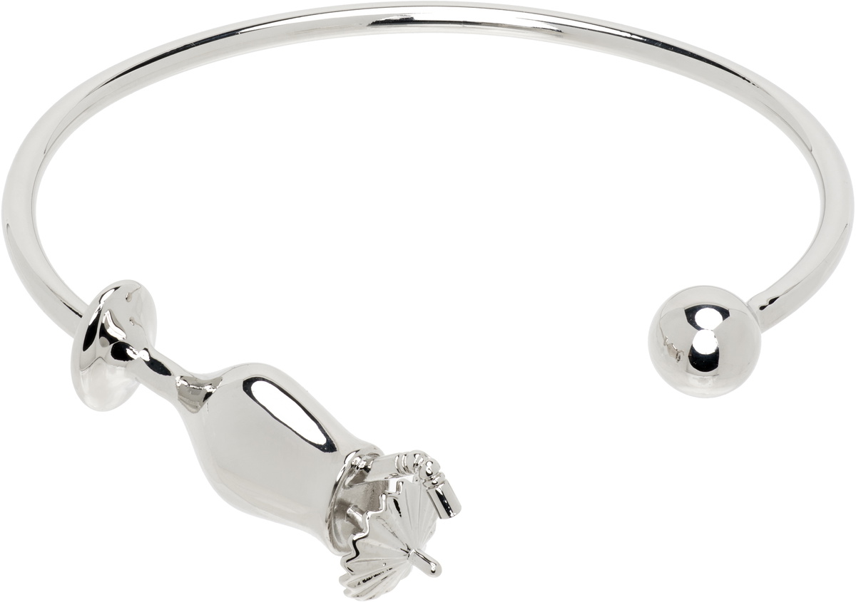 MM6 Maison Margiela Silver Classic Chain Bracelet MM6 Maison Margiela