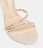Rene Caovilla Margot crystal-embellished leather sandals