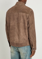 Rag & Bone Suede Overshirt Brown