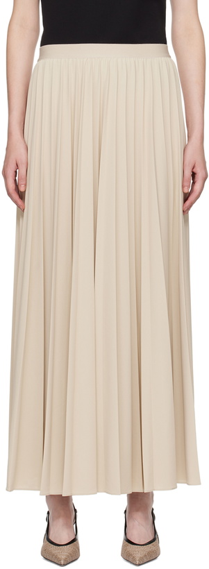 Photo: Max Mara Leisure Beige Maesa Maxi Skirt