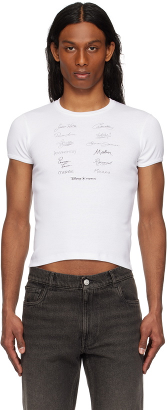 Photo: Coperni White Disney Edition Princess Slim-Fit T-shirt