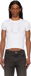 Coperni White Disney Edition Princess Slim-Fit T-shirt