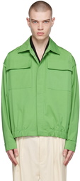 Nanushka Green Beno Jacket