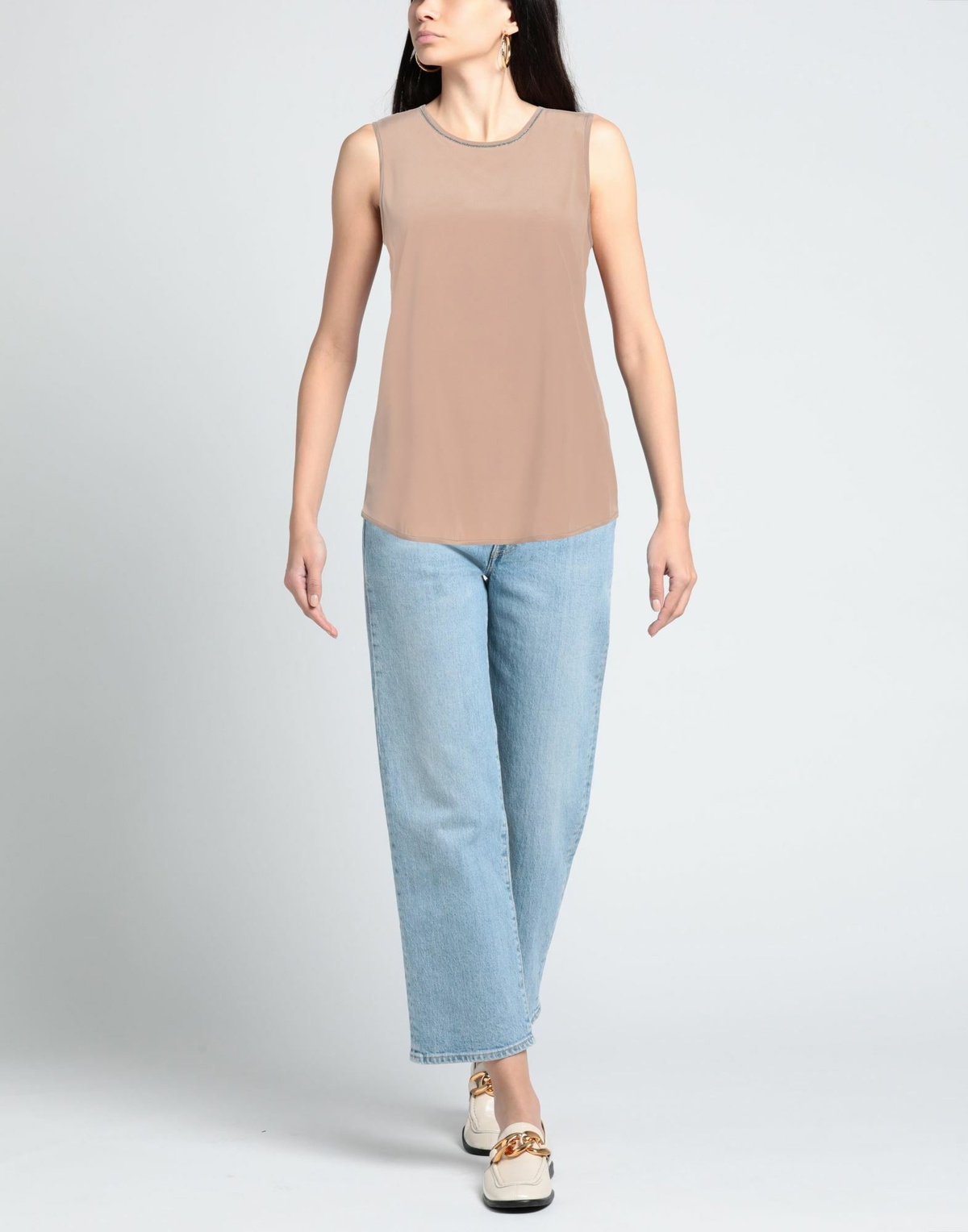 Peserico Womens Top Light brown