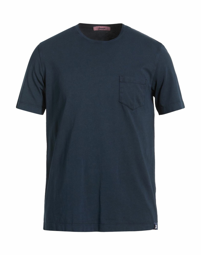 Photo: Drumohr Mens T-shirt Midnight in Blue