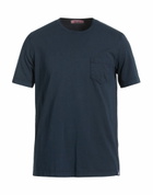 Drumohr Mens T-shirt Midnight in Blue