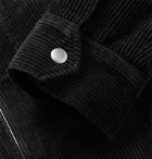 FRAME - Slim-Fit Cotton-Corduroy Jacket - Black