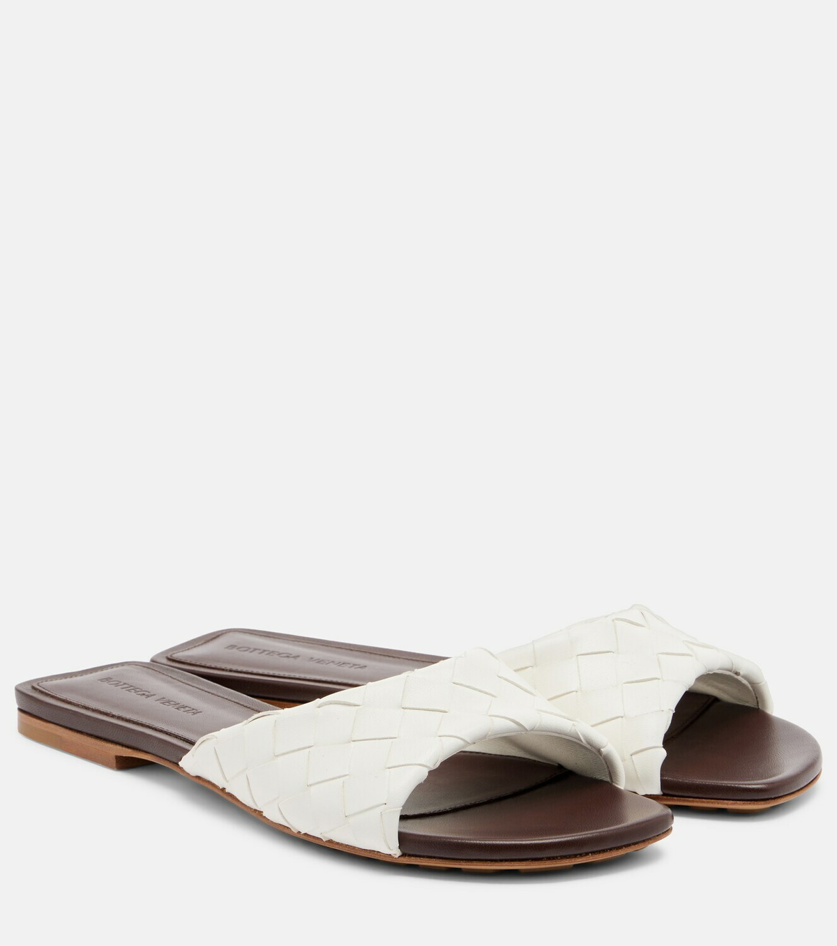 Bottega Veneta Livia leather mules