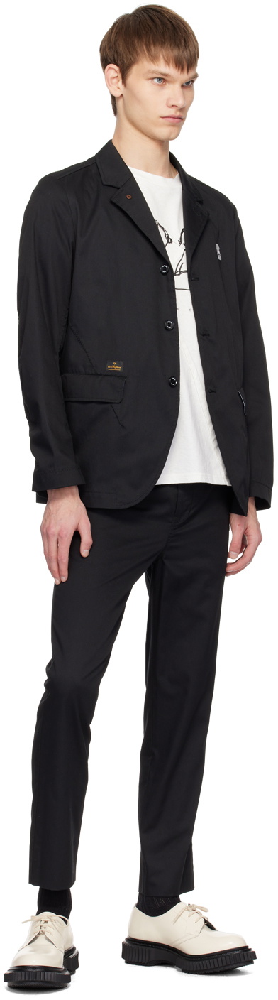 the Shepherd UNDERCOVER Black Appliqué Blazer