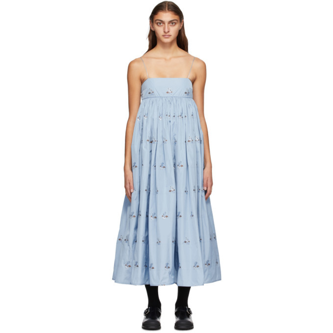 Cecilie Bahnsen Blue Beth Dress