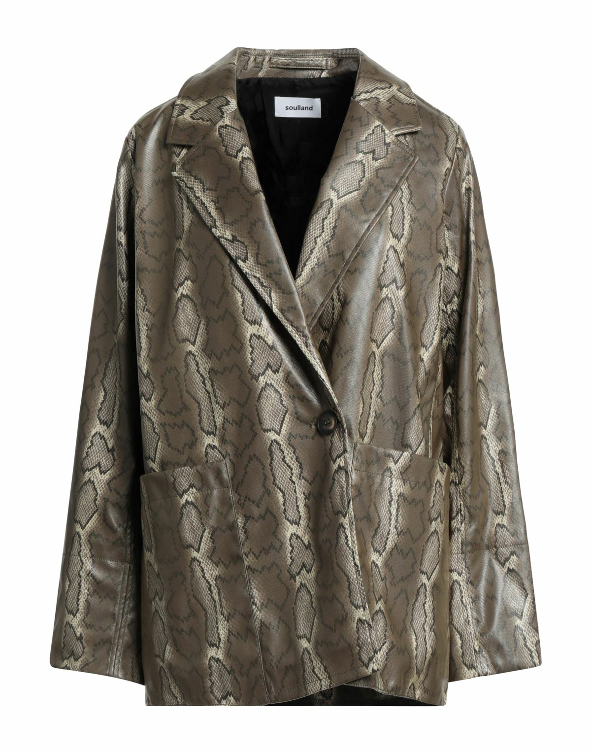 Soulland Womens Blazer Military in Green