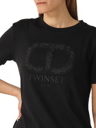 TwinSet T-shirt Con Oval-t Ricamato T-shirt